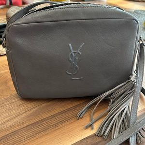 Yves Saint Laurent Leather Monogram Lou Camera Crossbody Bag in  perfect size